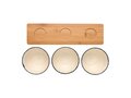 Ukiyo 3pc serving bowl set with bamboo tray 3