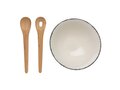 Ukiyo salad bowl with bamboo salad server 3