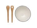 Ukiyo salad bowl with bamboo salad server 4