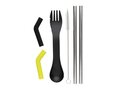 Tierra 2pcs straw and cutlery set in pouch 4