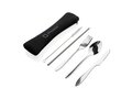 4 PCS stainless steel re-usable cutlery set 2