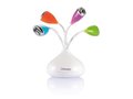 Flower 4 port USB hubs with LED light 3
