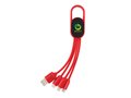 4-in-1 cable with carabiner clip 12