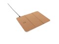 5W wireless charging cork mousepad and stand