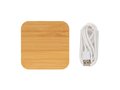 FSC® certified bamboo 5W wireless charger with USB 3