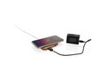 Bamboo 5W wireless charger with USB ports 4