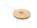FSC®certified bamboo 5W wireless charger round 3