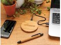 FSC®certified bamboo 5W wireless charger round 5