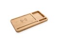 FSC® Bamboo desk organiser 10W wireless charger 5