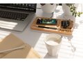 FSC® Bamboo desk organiser 10W wireless charger 7