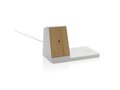 Ontario recycled plastic & bamboo 3-in-1 wireless charger 1
