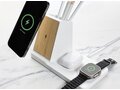 Ontario recycled plastic & bamboo 3-in-1 wireless charger 8