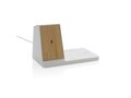 Ontario recycled plastic & bamboo 3-in-1 wireless charger