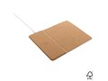 FSC® 10W wireless charging cork mousepad and stand