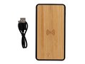 Bamboo 8000 mAh Wireless Charging Fashion Powerbank 4