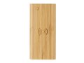 FSC®certified bamboo 8.000 mAh 5W wireless powerbank 3