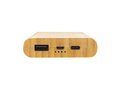 FSC®certified bamboo 8.000 mAh 5W wireless powerbank 5