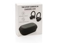 TWS sport earbuds in charging case 2