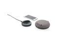 Wireless charging and speaker base with USB 1