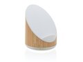 Ovate bamboo 5W speaker with 15W wireless charger