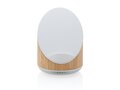 Ovate bamboo 5W speaker with 15W wireless charger 2