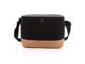 Two tone cooler bag with cork detail 7