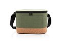 Two tone cooler bag with cork detail 1