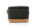 Impact AWARE™ XL RPET two tone cooler bag with cork detail 2