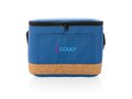 Impact AWARE™ XL RPET two tone cooler bag with cork detail 14