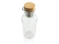 GRS RPET bottle with FSC bamboo lid and handle 3