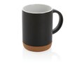 Ceramic mug with cork base 1