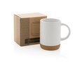 Ceramic mug with cork base 12