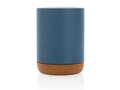 Ceramic mug with cork base 22