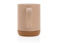 Ceramic mug with cork base 34