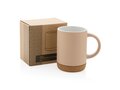 Ceramic mug with cork base 37