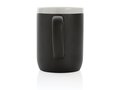 Ceramic mug with white rim 3