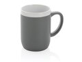 Ceramic mug with white rim 8