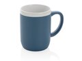 Ceramic mug with white rim 14