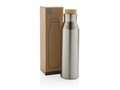 Gaia RCS certified recycled stainless steel vacuum bottle 12