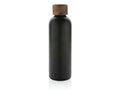 Wood RCS certified recycled stainless steel vacuum bottle 13