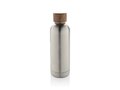 Wood RCS certified recycled stainless steel vacuum bottle 2