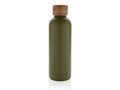 Wood RCS certified recycled stainless steel vacuum bottle 23