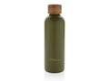 Wood RCS certified recycled stainless steel vacuum bottle 25