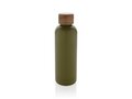 Wood RCS certified recycled stainless steel vacuum bottle 21