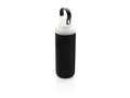 Glass water bottle with silicon sleeve - 500 ml