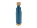 Vacuum stainless steel bottle with bamboo lid and bottom 16