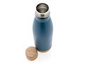 Vacuum stainless steel bottle with bamboo lid and bottom 19
