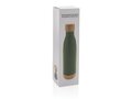 Vacuum stainless steel bottle with bamboo lid and bottom 31