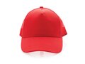Impact AWARE™ Brushed rcotton 5 panel trucker cap 190gr 21