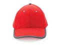 Impact AWARE™ Brushed rcotton 6 panel contrast cap 280gr 24